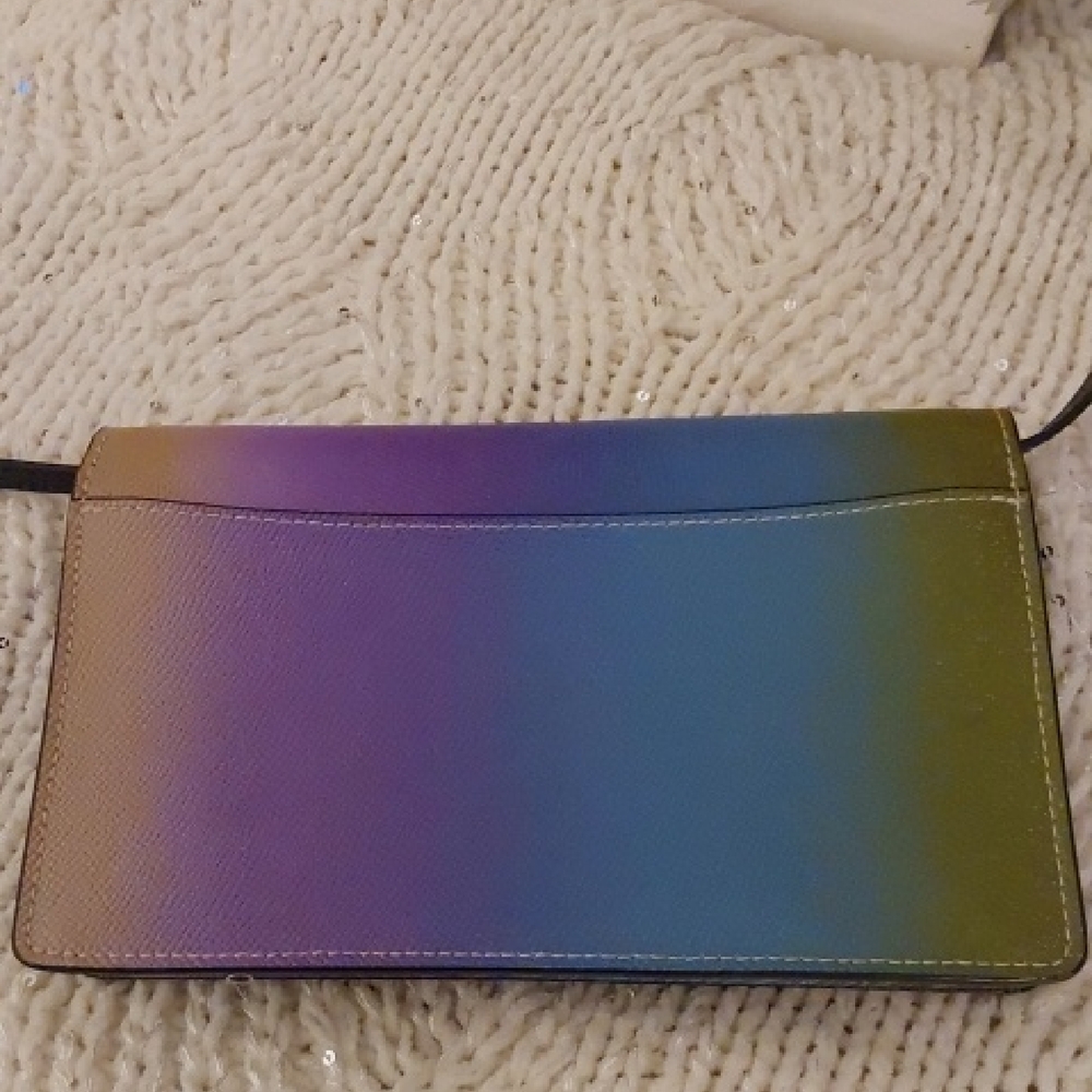 COACH Hayden Ombré Foldover Crossbody Clutch - Picture 9 of 16